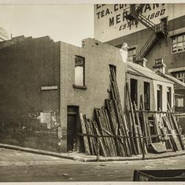 Print - Demolition of terrace houses, Foster Street Surry Hills, 1926