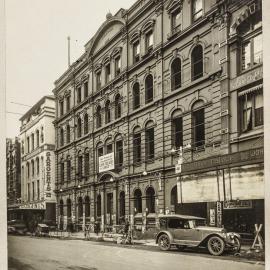 Print - Evening News building , Market Street Sydney, 1926