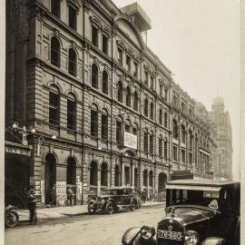 Print - Evening News building in Market Street Sydney, 1926