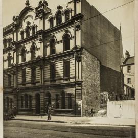 Print - Demolition work in Elizabeth Street Sydney, 1926