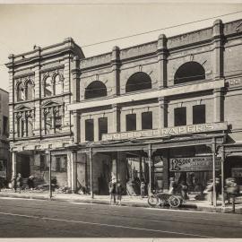 Print - Streetscape with buildings targeted for demolition, George Street Sydney, 1926