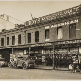 Print - Building targeted for demolition in Pitt Street Sydney, 1926