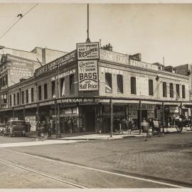 Print - Resumed building on corner of Liverpool and Pitt Streets Sydney, 1926