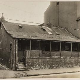 Print - Cottage targeted for demolition in Princes Street Millers Point, 1926