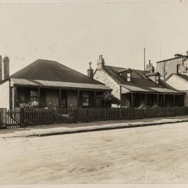 Print - Streetscape with cottages, Princes Street Millers Point, 1926