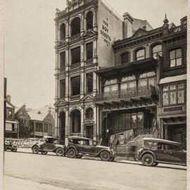 Print - Streetscape with Bellmaine House, Margaret Street Sydney, 1926