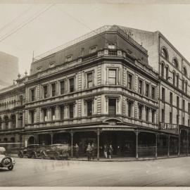Print - York Hotel in York Street Sydney, 1927