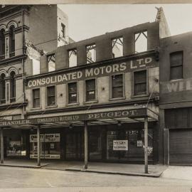 Print - Consolidated Motors in Pitt Street Sydney, 1927