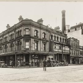 Print - Demolition at corner of Bathurst Street and Elizabeth Street Sydney, 1928