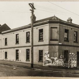 Print - Apartment building being demolished in Burton Street Darlinghurst, 1928