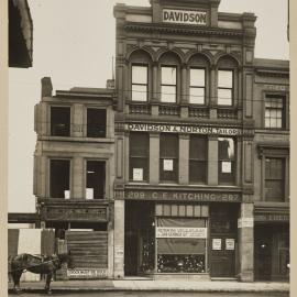 Print - Buildings in George Street Sydney, 1928