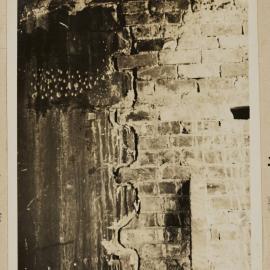 Print - Cracked brickwork, Barcom Avenue Darlinghurst, 1931