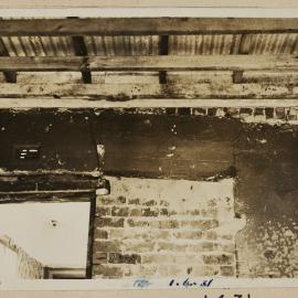 Print - Interior wall, Barcom Avenue Darlinghurst, 1931