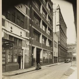 Print - Westcott and Hazel Automotive service station in Wilmot Street Sydney, 1930