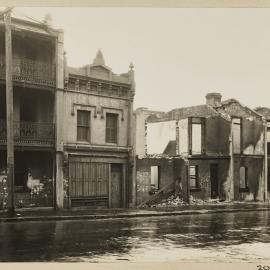 Print - Demolition of buildings in Union Street Pyrmont, 1930
