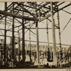 Print - Beams of Hoskins Steel Works in Wattle Street Ultimo, 1931