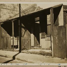 Print - Demolition in Eliza Street Newtown, 1931