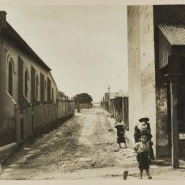 Print - Brodie Street from Church Street in Camperdown, 1909
