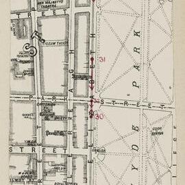 Print - Map of Elizabeth Street widening in Sydney, 1909
