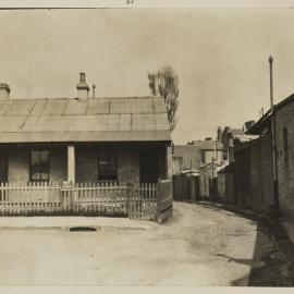 Print - Buildings along Harkness Lane Chippendale, circa 1909