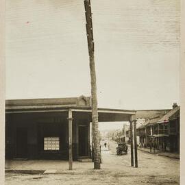 Print - Streetscape from the corner of Fitzroy and Marshall Streets Surry Hills, circa 1909