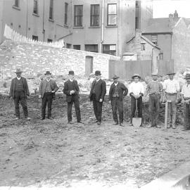 Print - Opening of Quay Street Haymarket, circa 1909