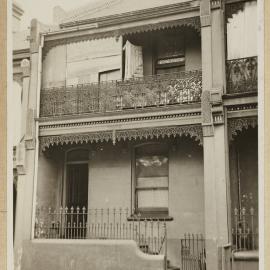 Print - Terrace in Liverpool Street Darlinghurst, circa 1933