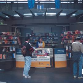 City information booth open for business, Alfred Street Circular Quay, 2000