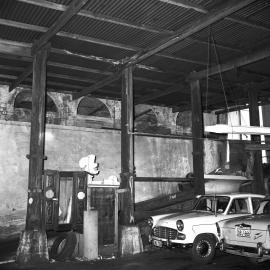 Paddington Reservoir Park and Caltex Garage, Oxford Street Paddington, 1964