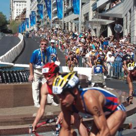 Men's triathlon, Macquarie Street Sydney, 2000