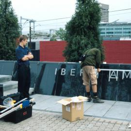 Preparing the City - Libero-American Plaza, Chalmers Street, Haymarket, 2000
