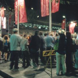Crowd at Circular Quay Olympic Live Site, Sydney, 2000