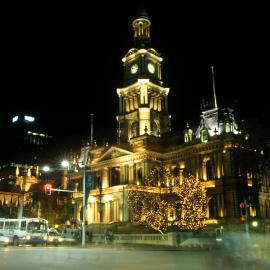 Decorative lighting at the Sydney Town Hall, George Street, Sydney, 2000