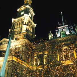 Decorative lighting at the Sydney Town Hall, George Street, Sydney, 2000