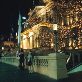 Decorative lighting at the Sydney Town Hall, George Street, Sydney, 2000