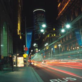 George Street at night, Sydney, 2000