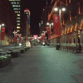 Martin Place Olympic Live Site at night, Sydney, 2000
