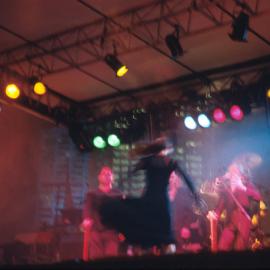 Flamenco dancer at the Olympic Live Site in Tumbalong Park Darling Harbour, 2000