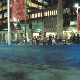 Olympic Live Site bar at night, Martin Place Sydney, 2000