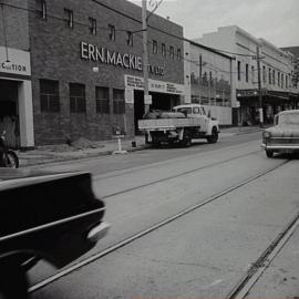 Accident site, Regent Street Redfern, 1965