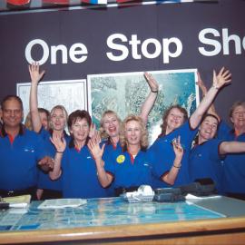 The One Stop Shop team at Level 2 Town Hall House, Sydney, 2000
