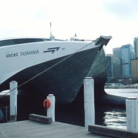 Tasmania ship visitor at Pyrmont Bay, Sydney, 2000