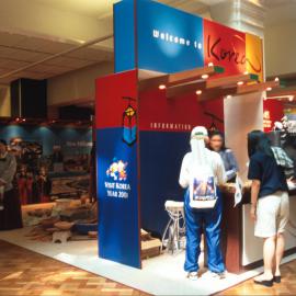 Welcome to Korea display at Customs House, Circular Quay, Sydney, 2000