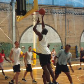 Basketball at the King George V Recreation Centre, Cumberland Street Sydney, 2000