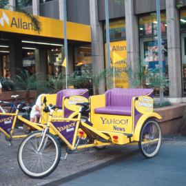 Public transport option at George Street near Barrack Street Sydney, 2000