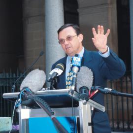 Unveiling Athena at Barrack Street, Sydney, 2000