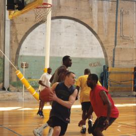 Basketball at King George V Recreation Centre, Cumberland Street Sydney, 2000