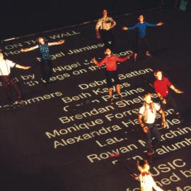 Legs on the Wall' entertain at the Circular Quay Live Site Sydney, 2000