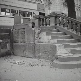 Obelisk steps, Macquarie Place Sydney, 1965