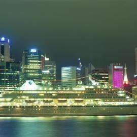 Night Light view from Pyrmont to the city, Sydney, 2000
